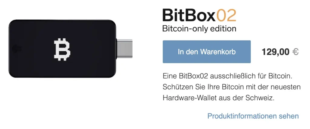 Bitbox02 Preis