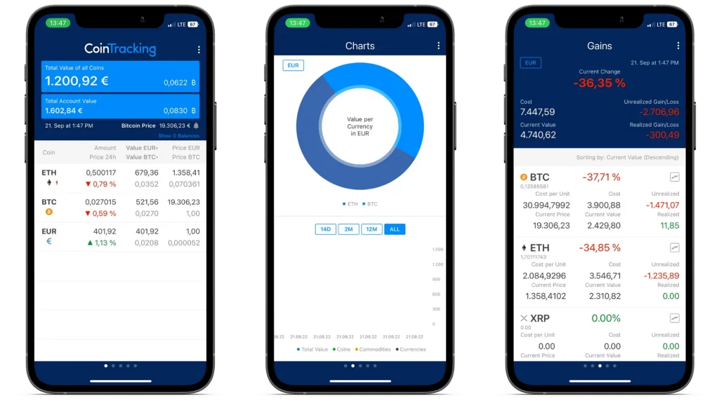 CoinTracking mobile App
CoinTracking iOS App