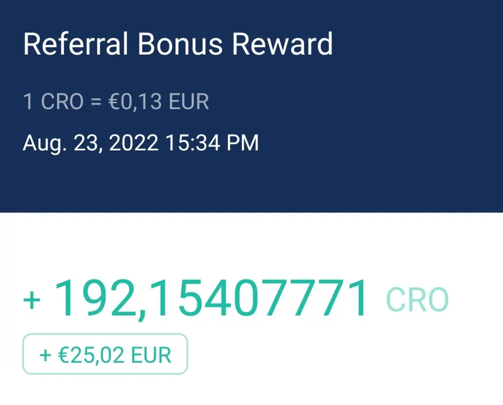 Crypto.com Referral Code Bonus