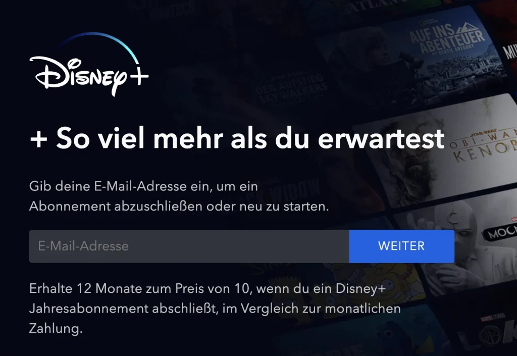 Disney Plus Jahresabo 2 Monate gratis