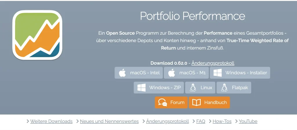 Portfolio Performance App Mac PC